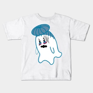 Little Ghost Watery Kids T-Shirt